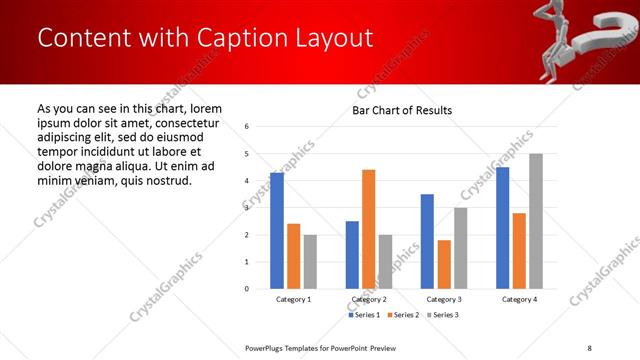Content with Caption presentation slide layout
