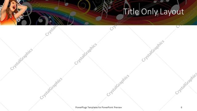 Title Only presentation slide layout