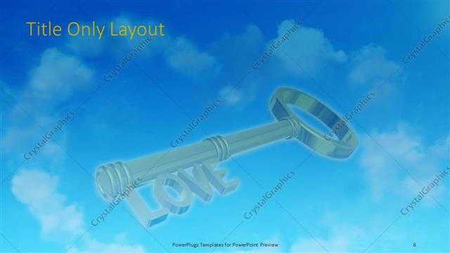 Title Only presentation slide layout