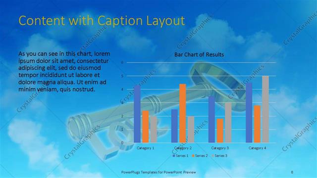 Content with Caption presentation slide layout