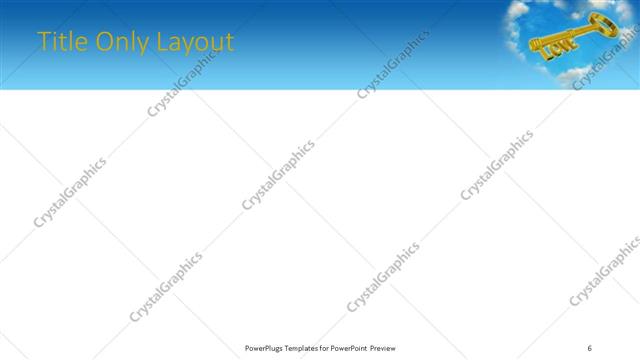 Title Only presentation slide layout