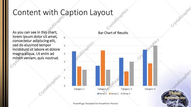 Content with Caption presentation slide layout