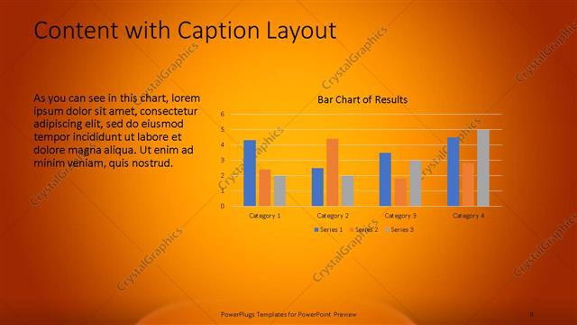 Content with Caption presentation slide layout