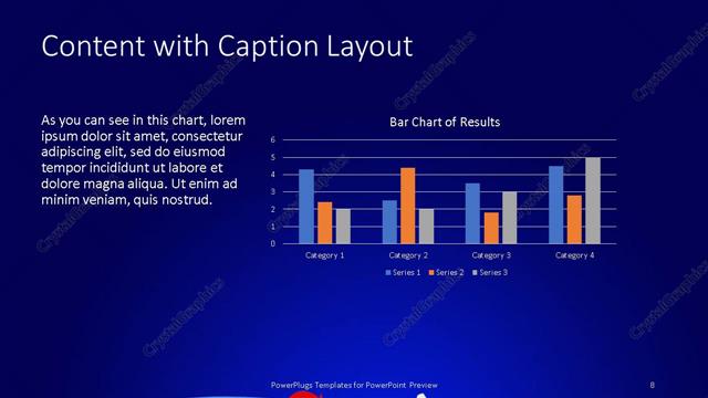 Content with Caption presentation slide layout