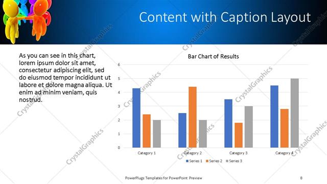 Content with Caption presentation slide layout