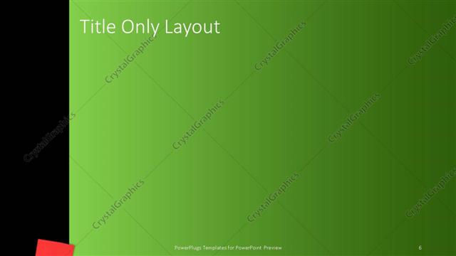 Title Only presentation slide layout