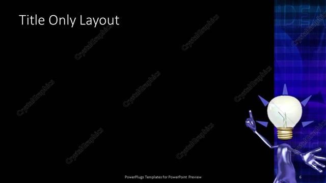 Title Only presentation slide layout