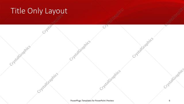 Title Only presentation slide layout