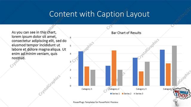 Content with Caption presentation slide layout