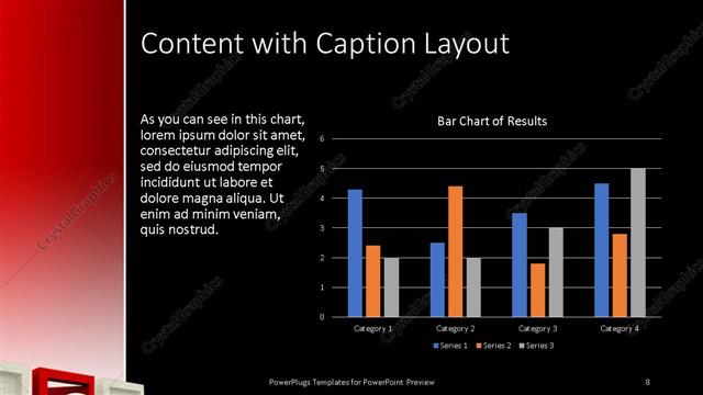 Content with Caption presentation slide layout