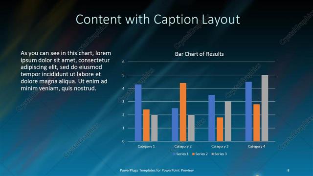 Content with Caption presentation slide layout
