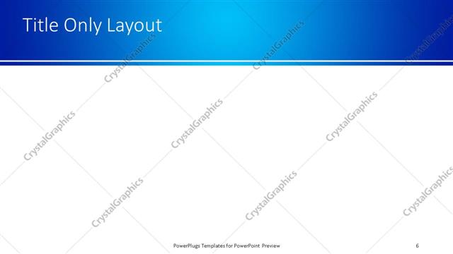 Title Only presentation slide layout