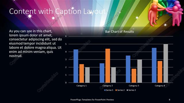 Content with Caption presentation slide layout