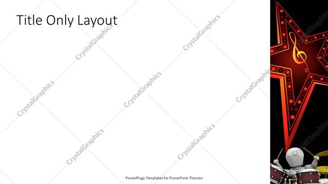 Title Only presentation slide layout