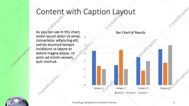 Content with Caption presentation slide layout