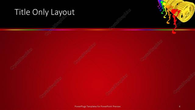 Title Only presentation slide layout