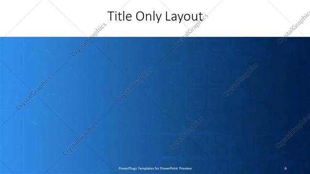 Title Only presentation slide layout