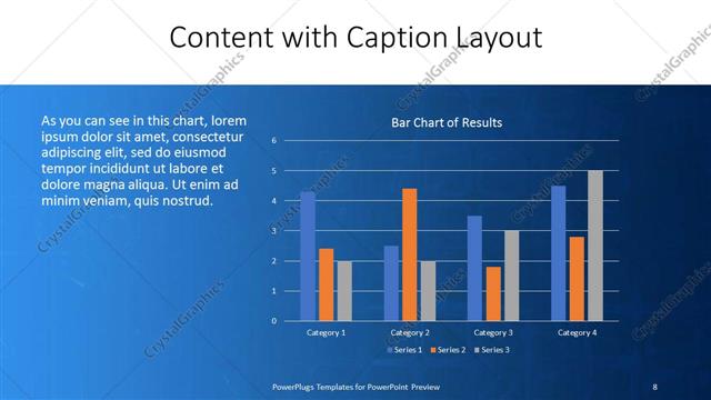 Content with Caption presentation slide layout