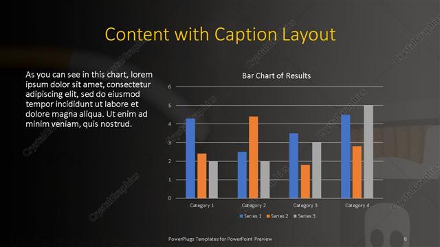 Content with Caption presentation slide layout