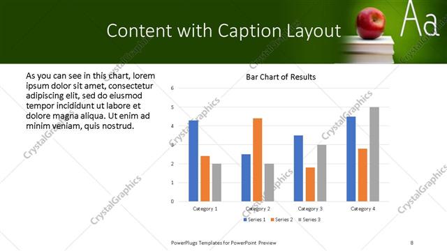 Content with Caption presentation slide layout
