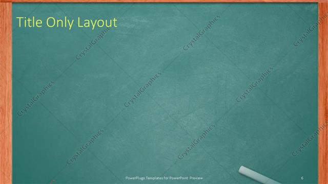 Title Only presentation slide layout
