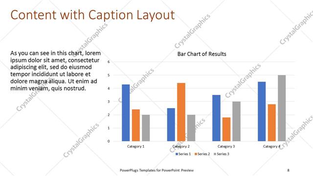 Content with Caption presentation slide layout