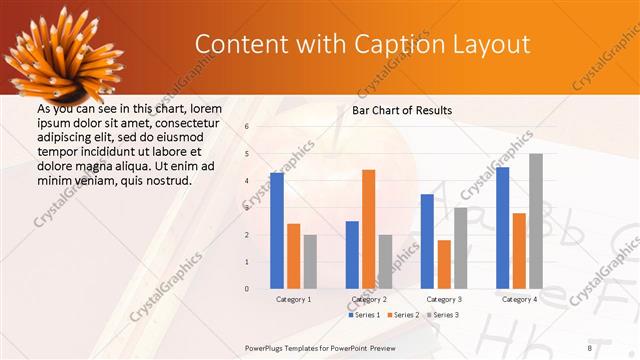 Content with Caption presentation slide layout