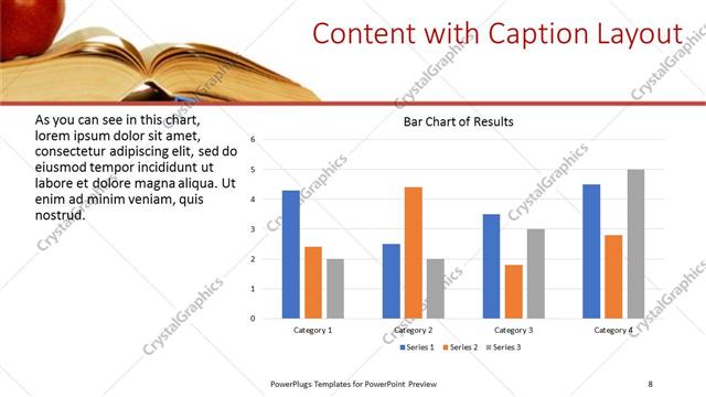 Content with Caption presentation slide layout