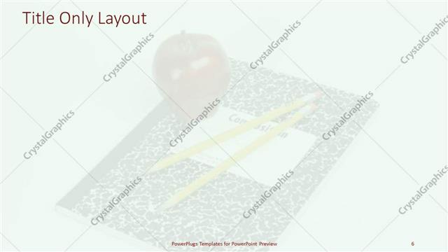 Title Only presentation slide layout