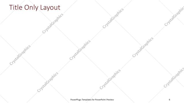 Title Only presentation slide layout