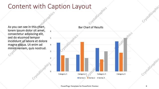 Content with Caption presentation slide layout