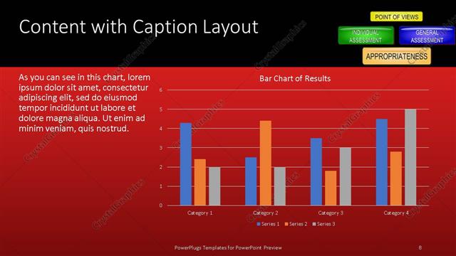 Content with Caption presentation slide layout