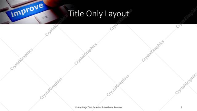 Title Only presentation slide layout