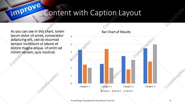 Content with Caption presentation slide layout