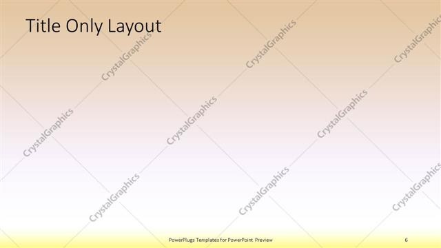 Title Only presentation slide layout