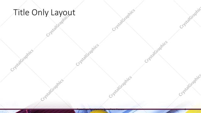 Title Only presentation slide layout