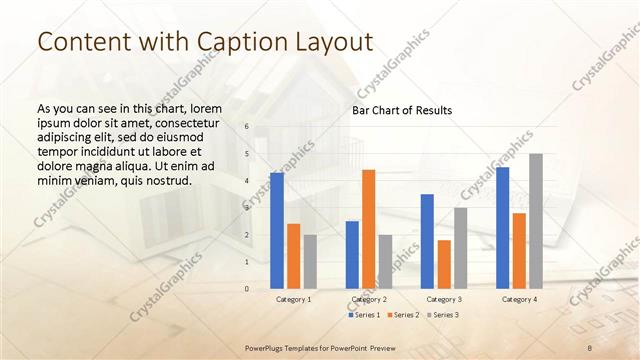 Content with Caption presentation slide layout