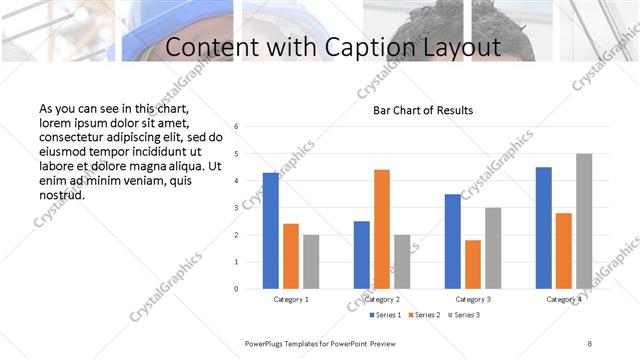 Content with Caption presentation slide layout