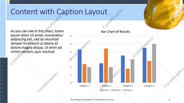 Content with Caption presentation slide layout