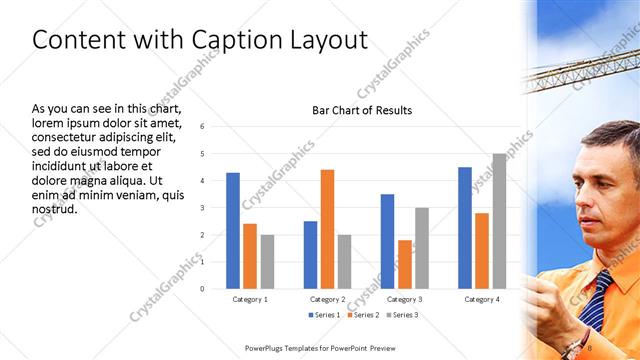 Content with Caption presentation slide layout