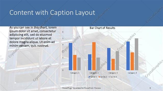 Content with Caption presentation slide layout