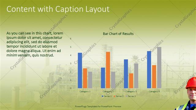 Content with Caption presentation slide layout