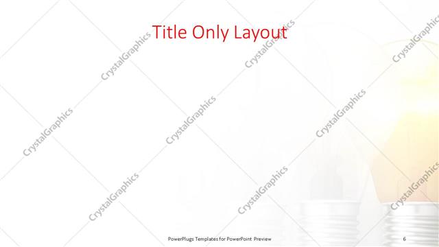Title Only presentation slide layout