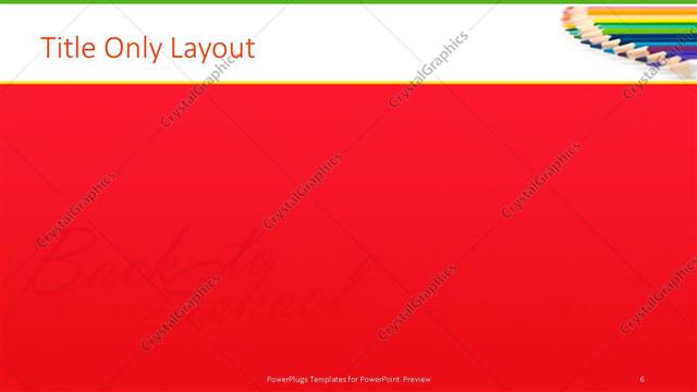 Title Only presentation slide layout