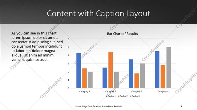 Content with Caption presentation slide layout
