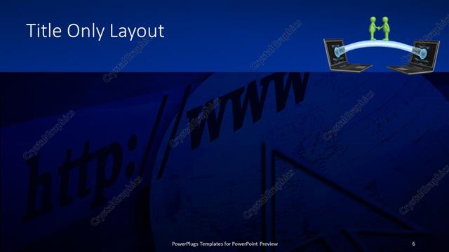 Title Only presentation slide layout