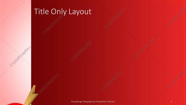 Title Only presentation slide layout