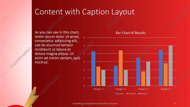 Content with Caption presentation slide layout