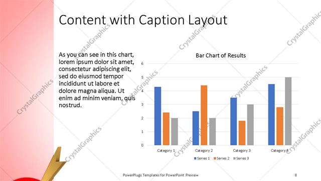 Content with Caption presentation slide layout