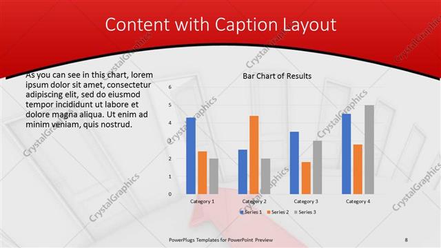 Content with Caption presentation slide layout